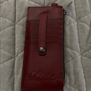 Patricia Nash Red Leather Wallet